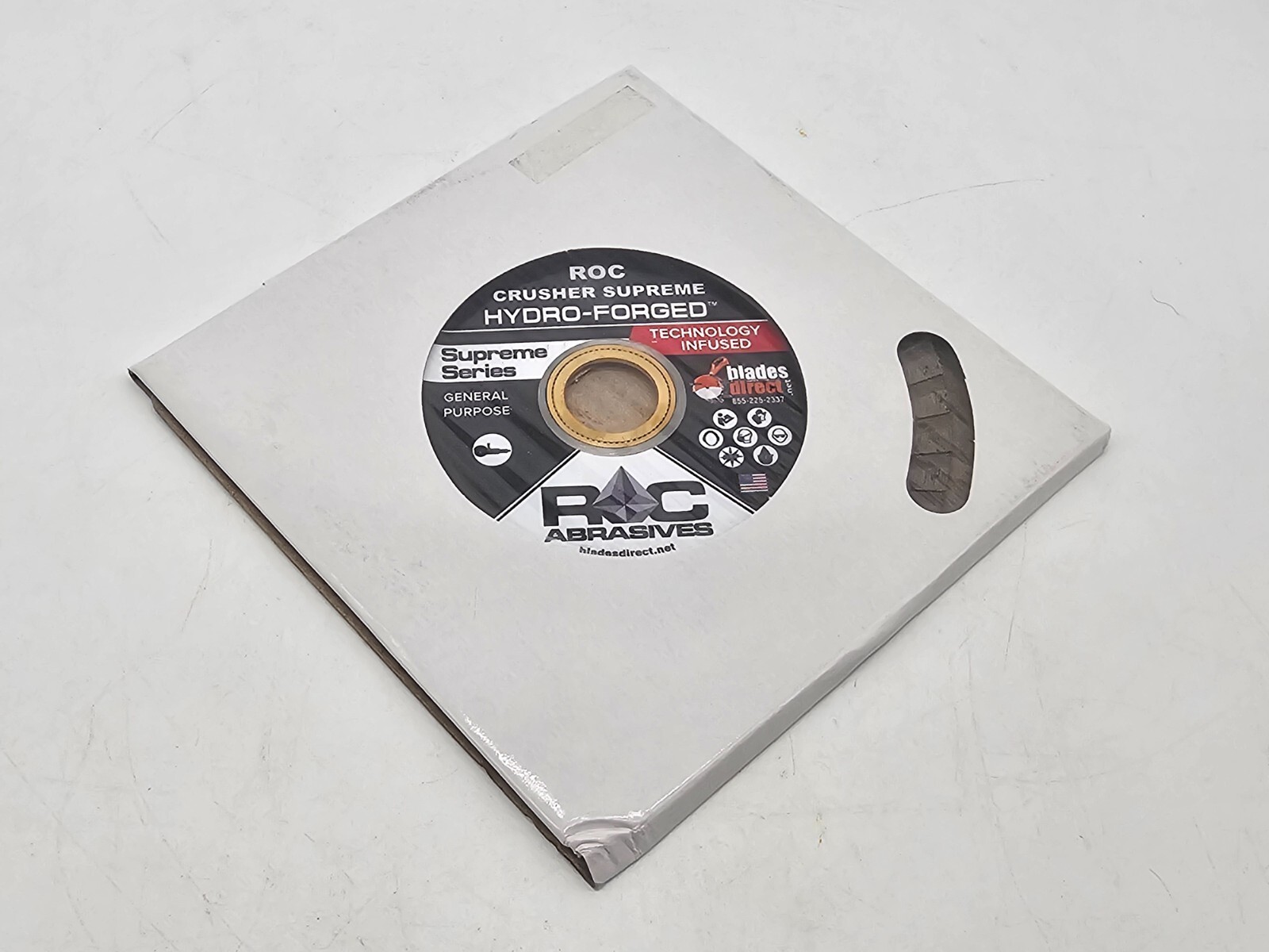 ROC Abrasives Crusher Supreme Hydro-Forged 4.5" Supreme Series Diamond Blade NEW