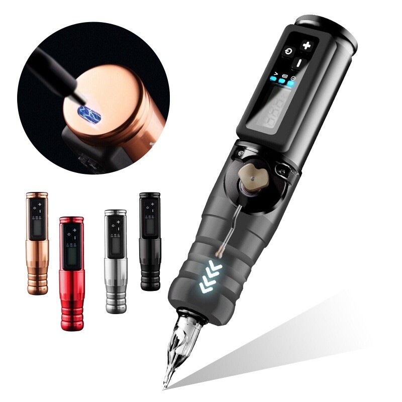 Wireless Tattoo Rotary Pen Machine Precise Control 1500mAh Coreless Motor 24 NEW