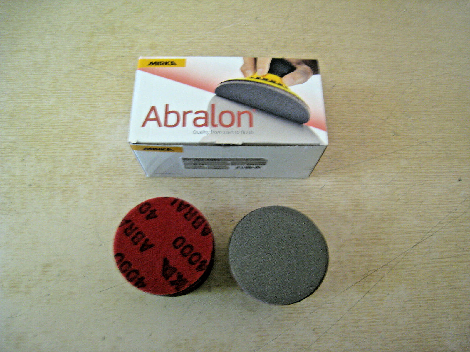 20 Mirka Abralon 8A-203-4000 3" 4000 Grit Foam Backed Polishing & Buffing Discs