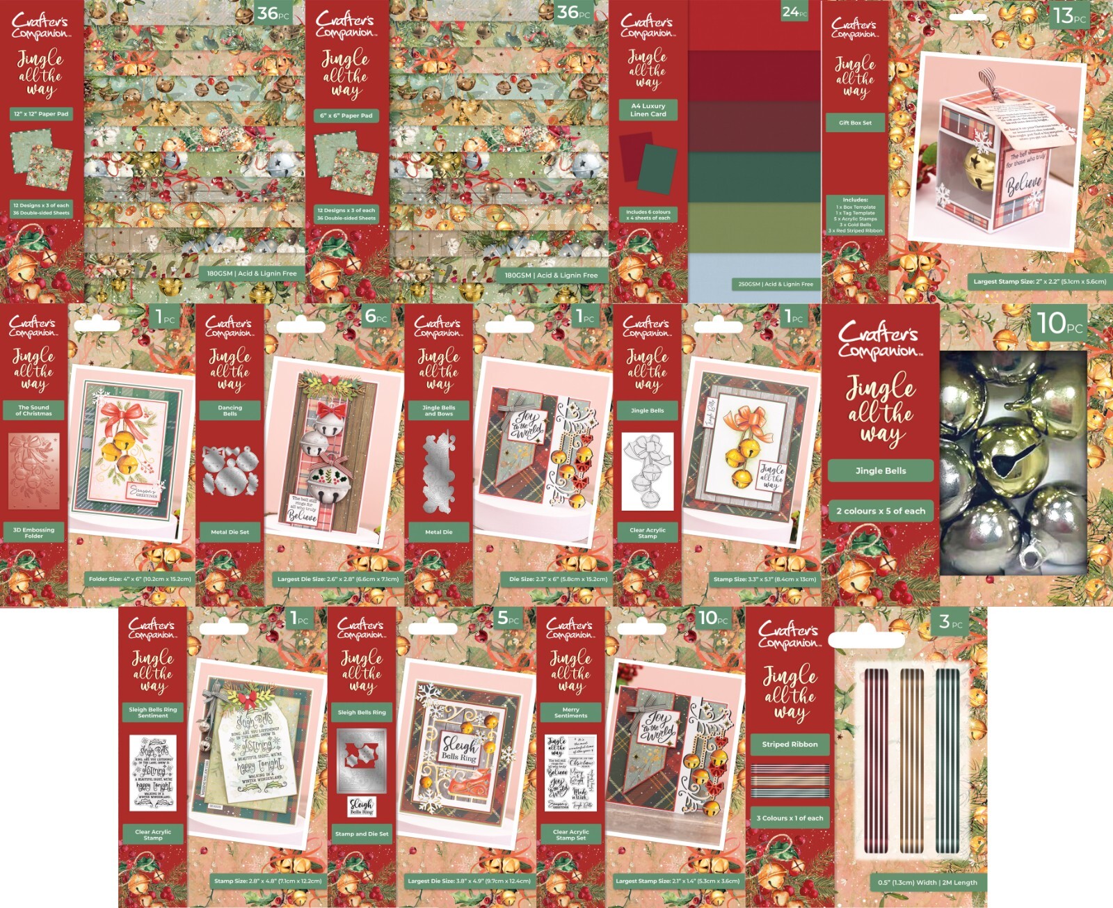 Jingle All The Way Collection - Christmas / Festive - By Crafter's Companion
