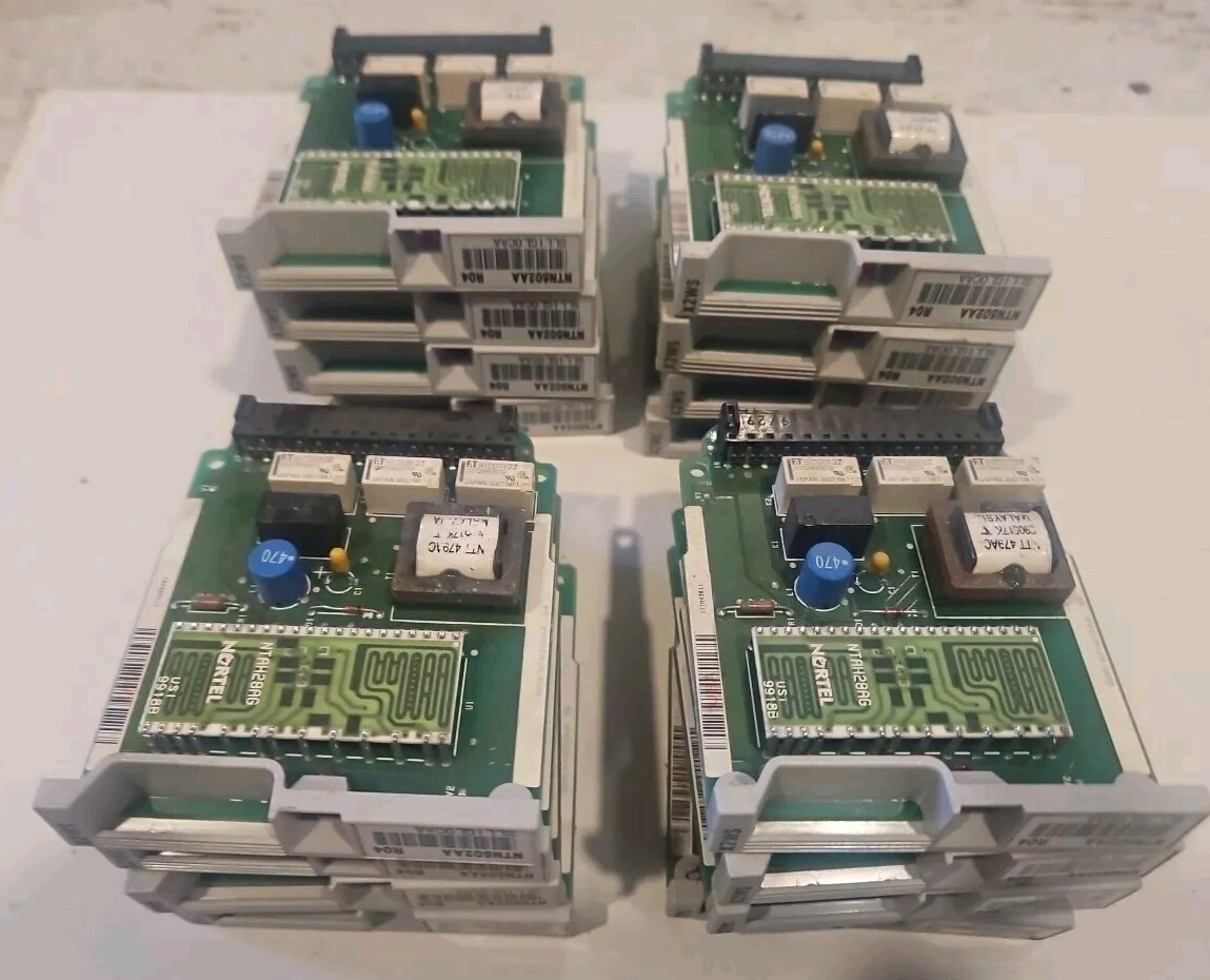 LOT OF 16NORTEL NTN502AA LINE CARDS X2WS; SLL1GL0CAA