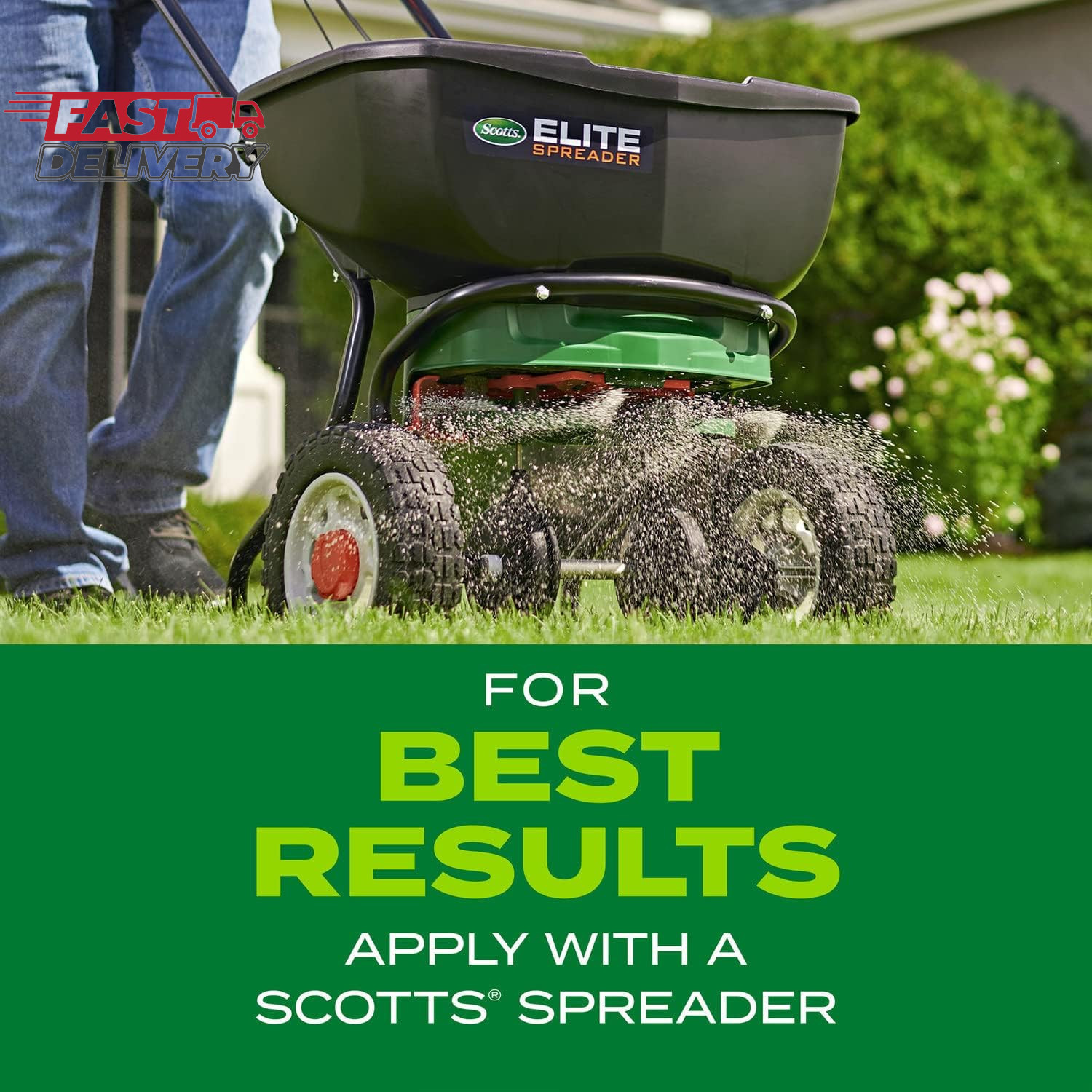 Scotts Turf Builder Rapid Grass Sun and Shade Mix, Combination Grass Seed and Fe