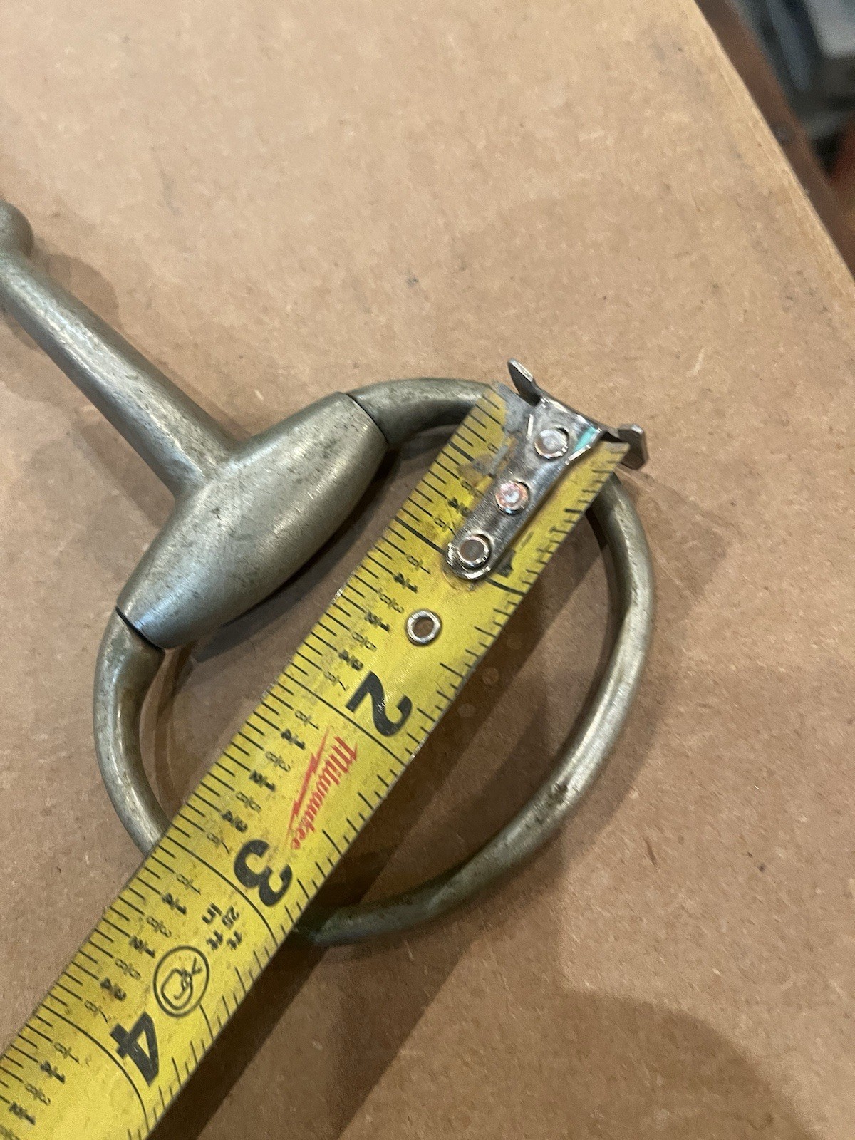 D-Ring Snaffle Bit Metal English Made , Look Closer good bit