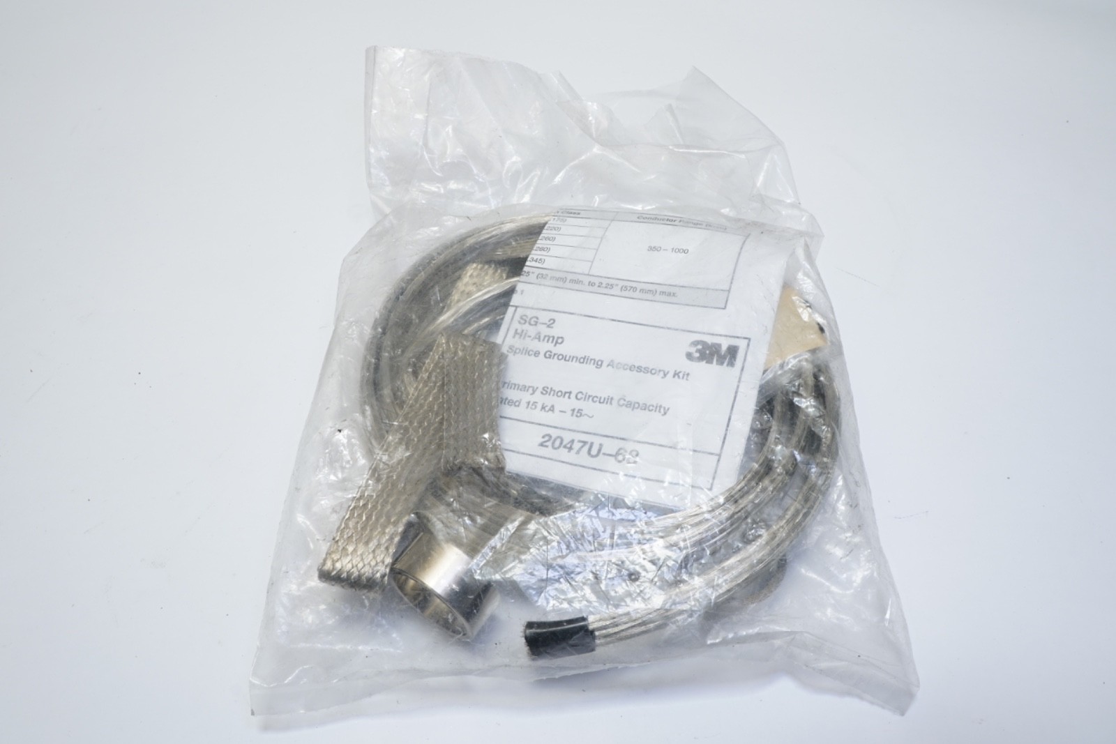 New OEM Sealed 3M SG-2 Hi-Amp Splice Grounding Kit  2047U-68 Ships FREE