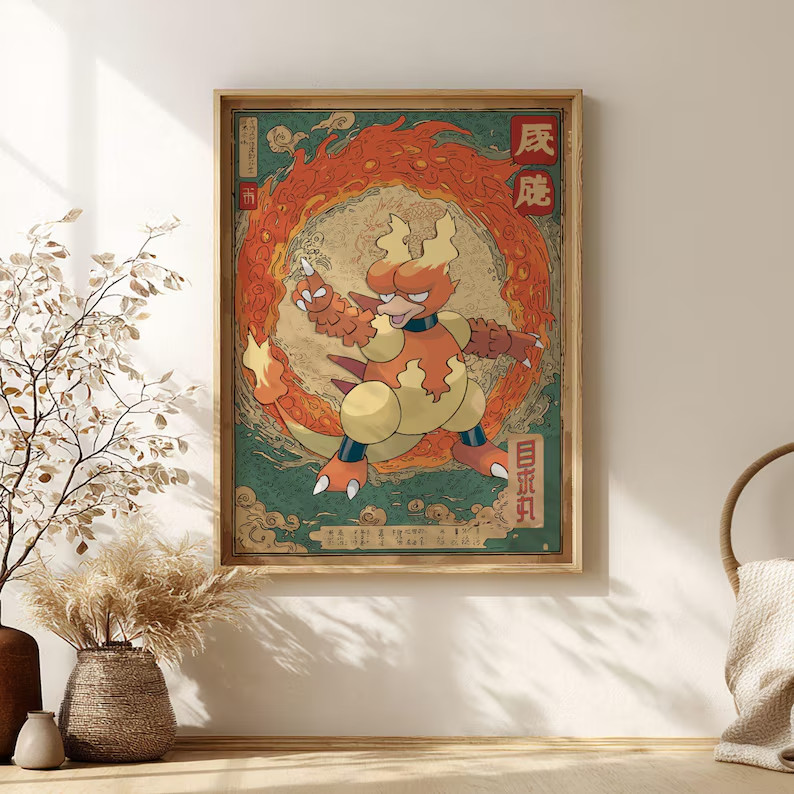 Magmar Fan Art Poster