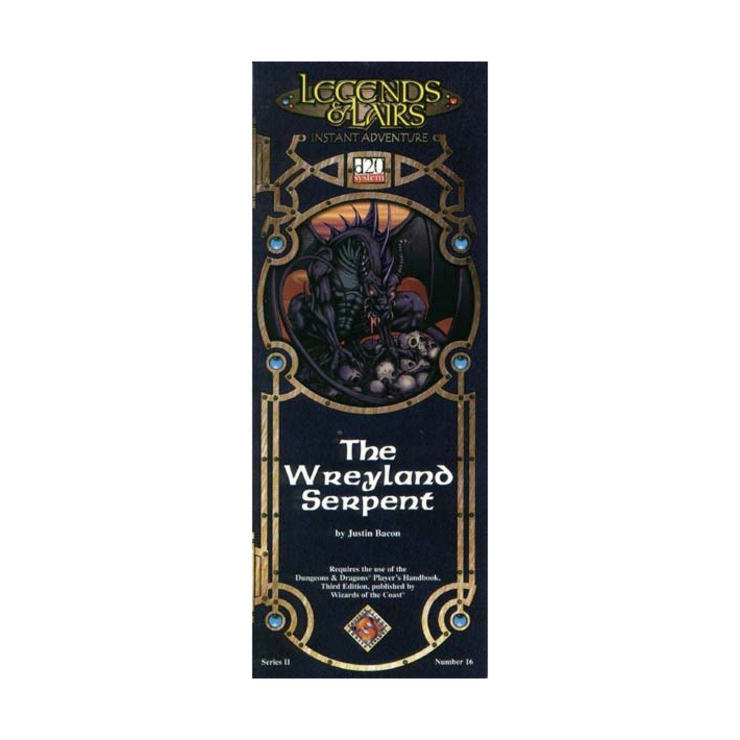FFG d20 RPG Wreyland Serpent VG+