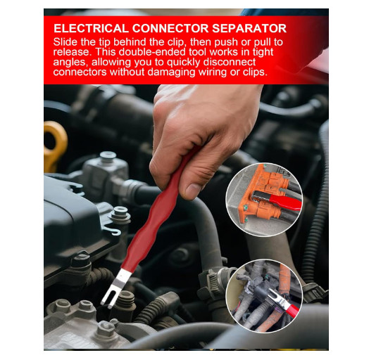 Electrical Disconnect Pliers Connector Separator Terminal Plug Removal Tool Kit
