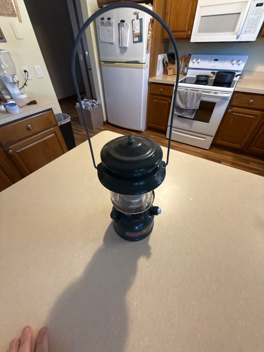 Vintage Coleman 288 Adjustable Two Mantle Gas Lantern