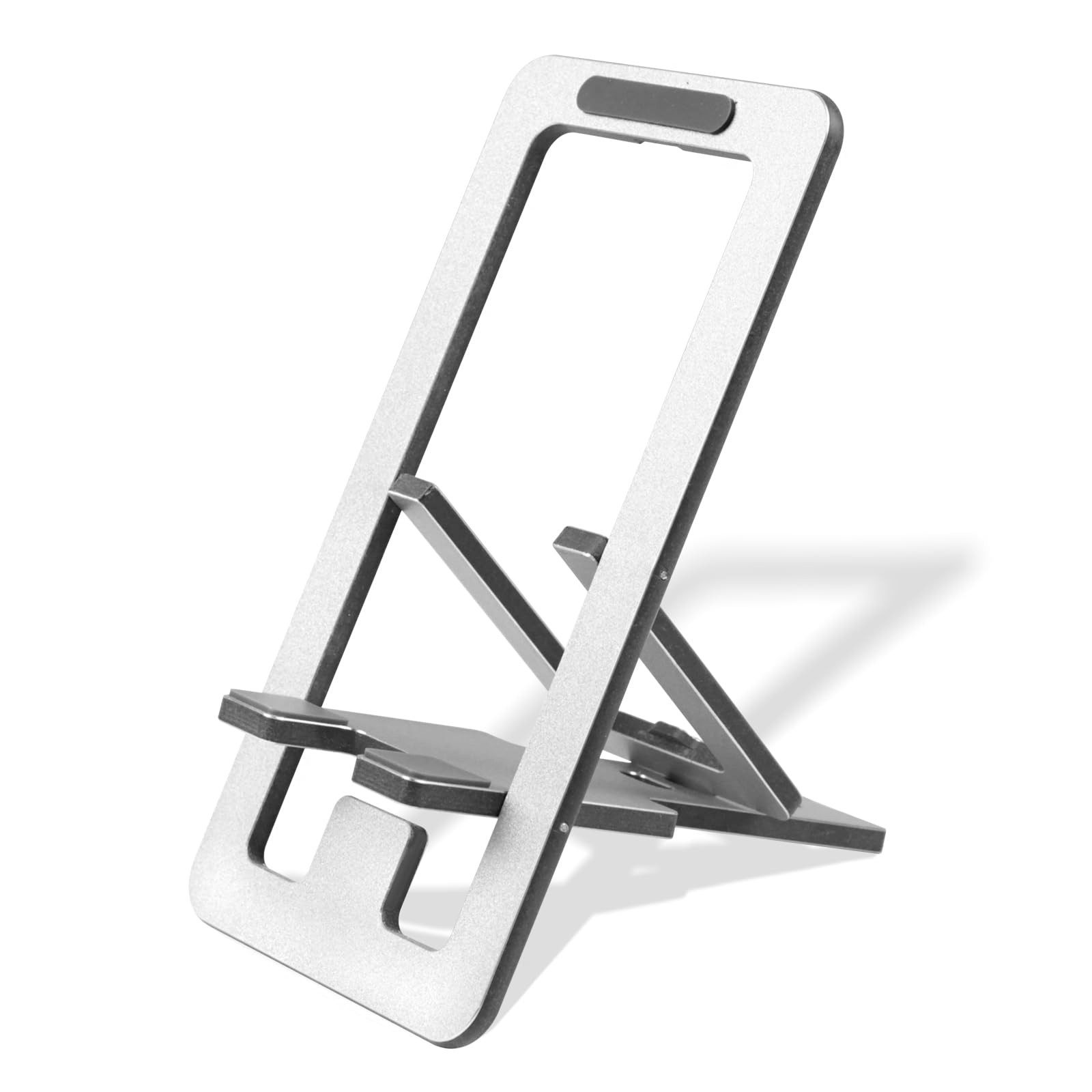 Foldable Aluminum Phone Stand – Adjustable Desk Holder for Travel & Office,...