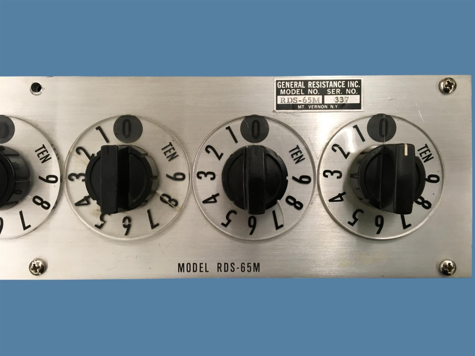 General Resistance Inc. RDS-65M Resist-O-Stat II Decade Box