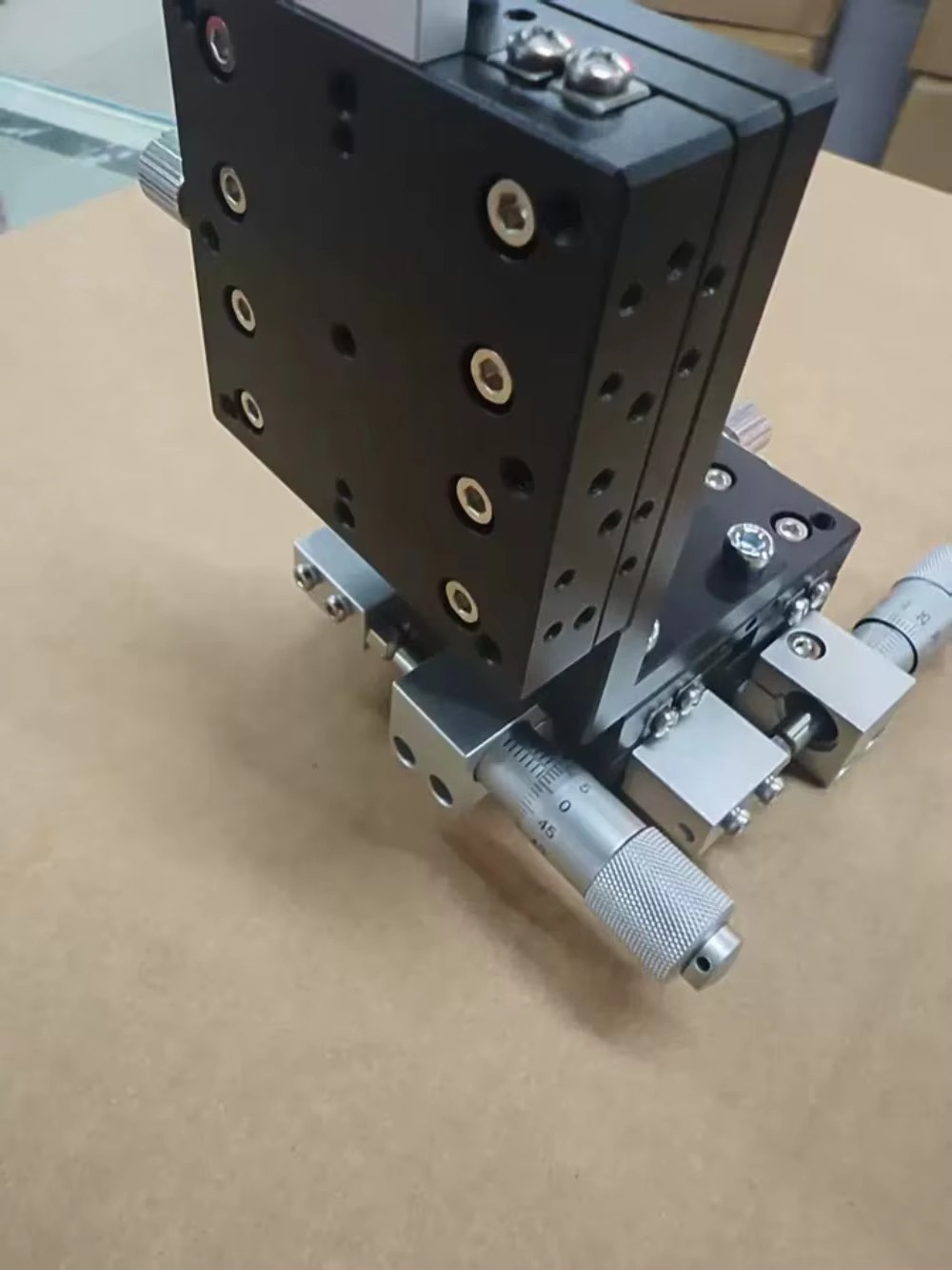 XYZ Three-Axis Vertical Linear Stage Precision Positioning Sliding Table 60x60mm