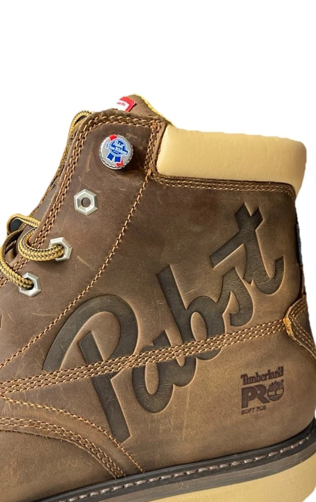 Timberland PRO Men's 6" PBR Pabst Gridworks Soft Toe Waterproof Boot New in Box