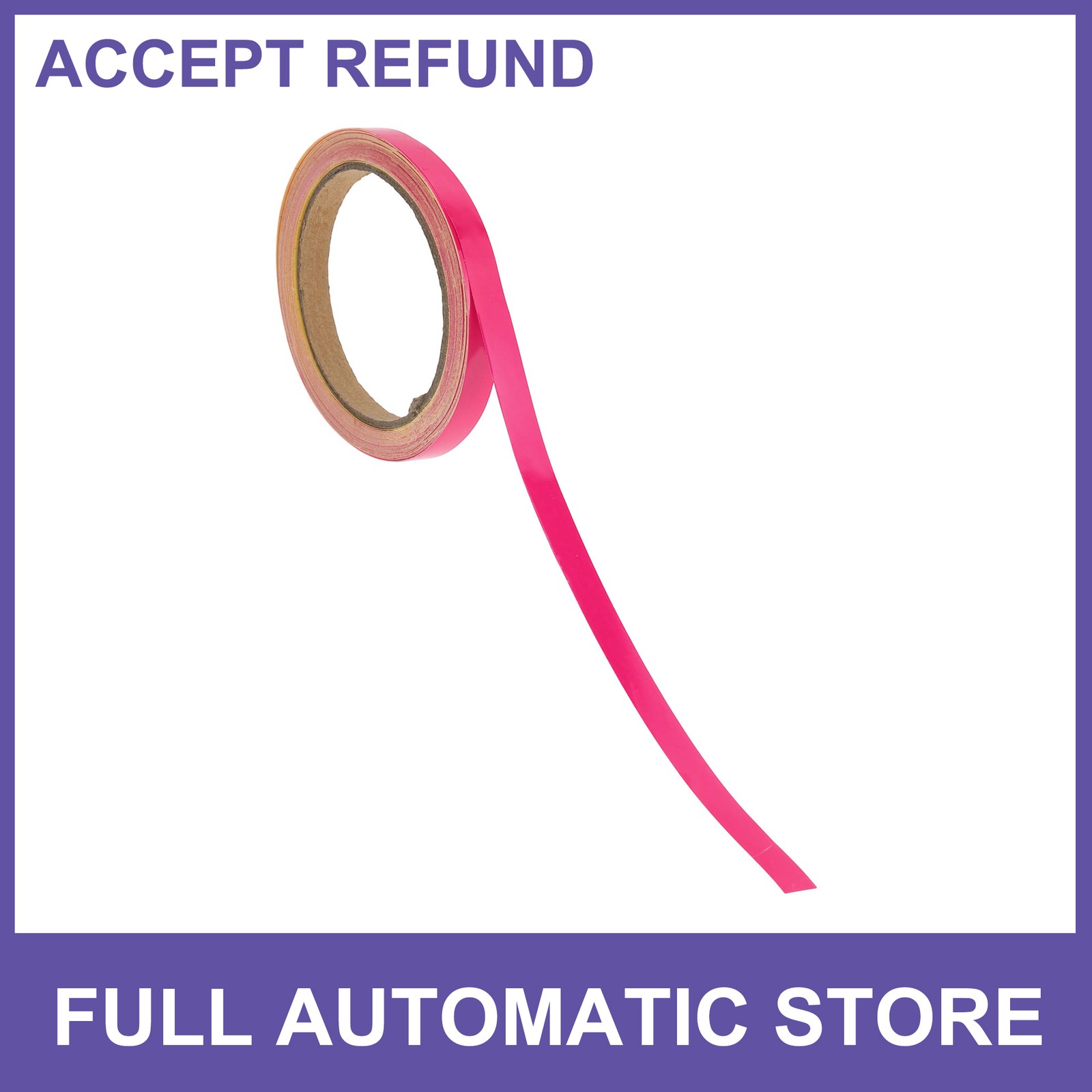0.35inch 32.81ft Car Stripes Pinstripe Decals Pink 1 Pc