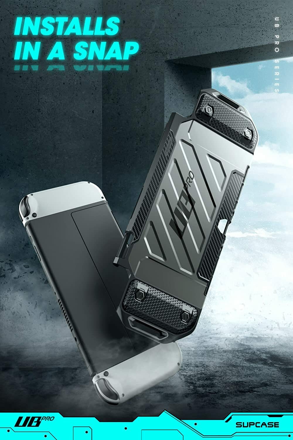 [Military-Grade Protection] SUPCASE for Nintendo Switch OLED Shockproof Cover