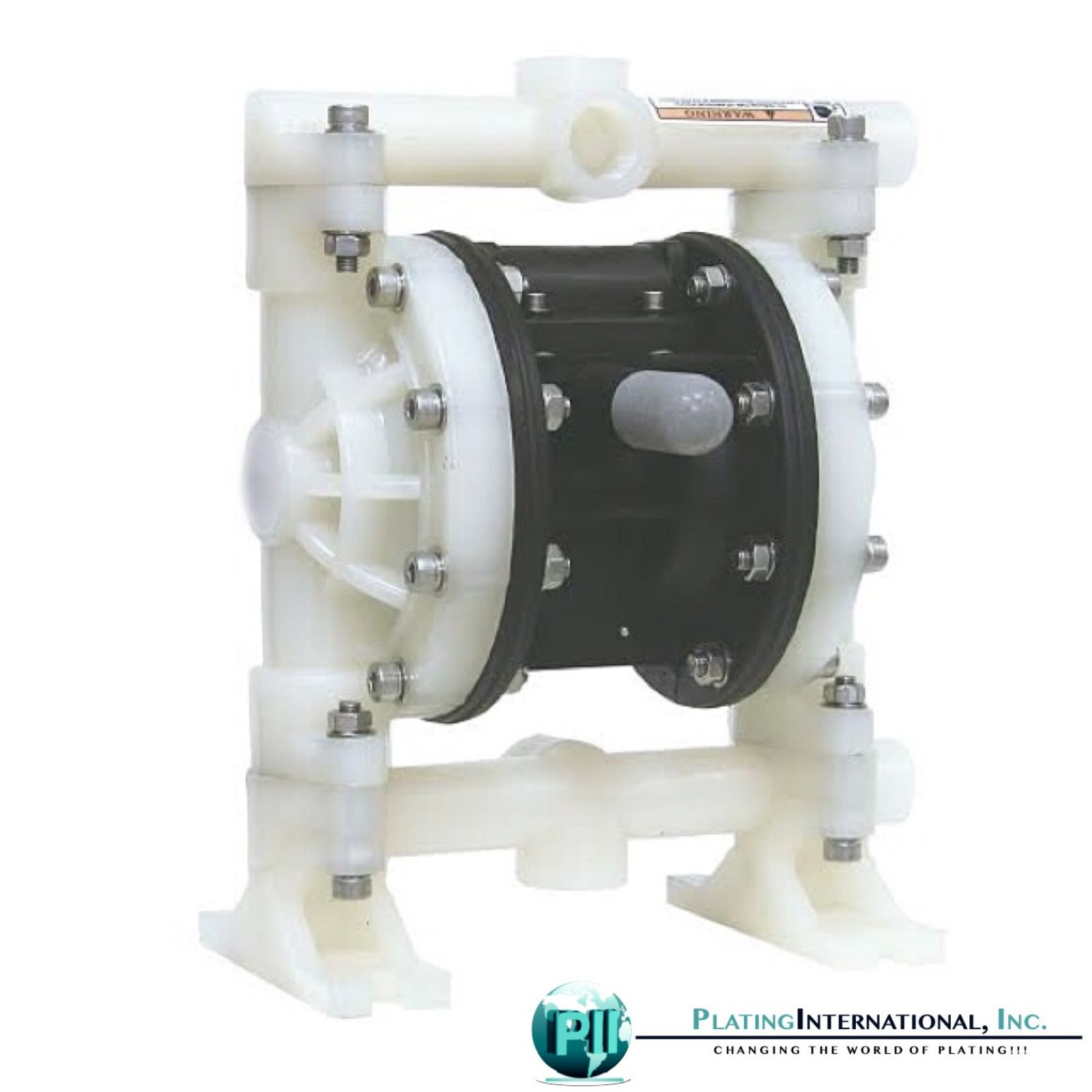 NIB TF 3/4" Chemical Resistant PP Air Diaphragm Pump