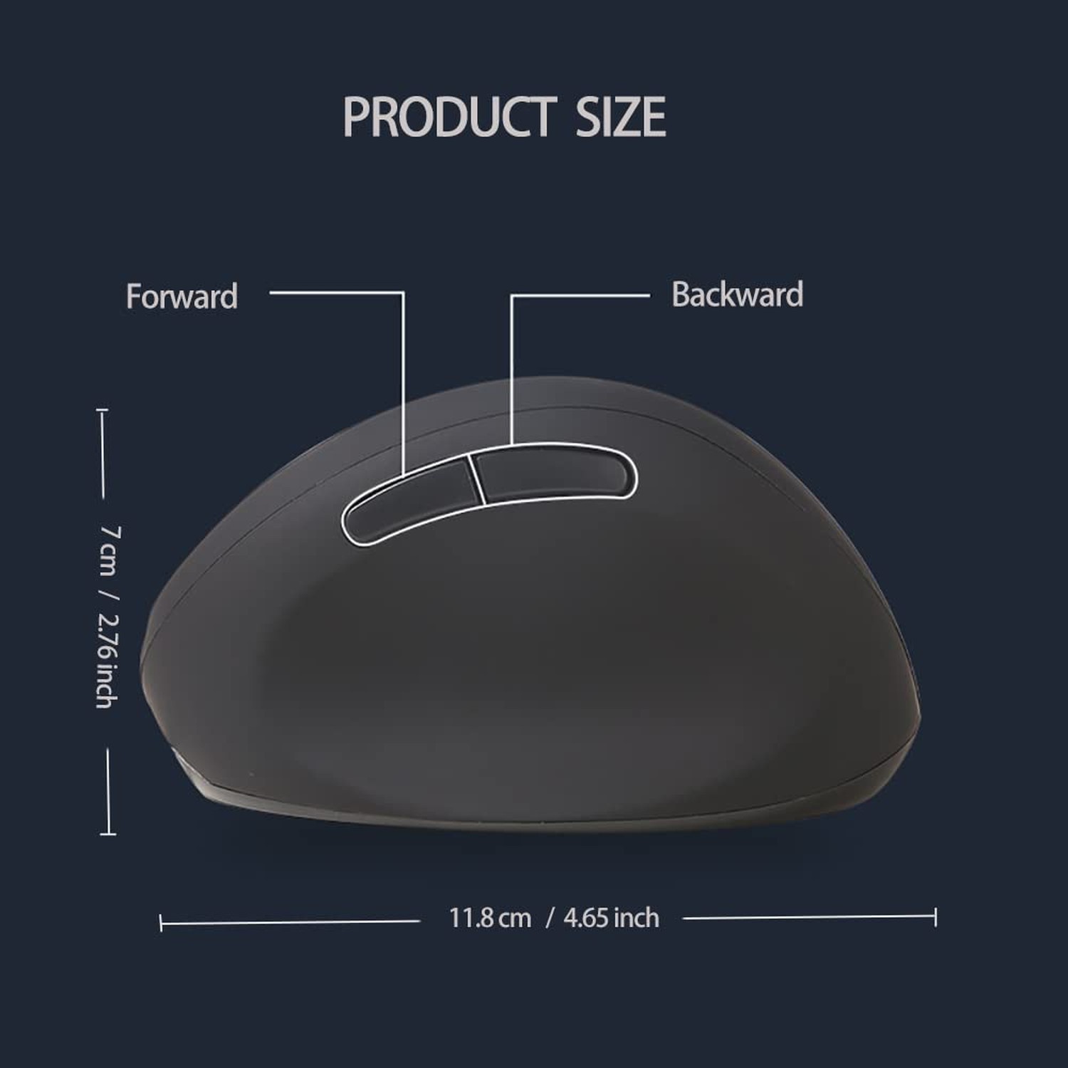 Wired Ergonomic Mouse, Optical Vertical Mouse with 3 Adjustable 800/1200/1600...