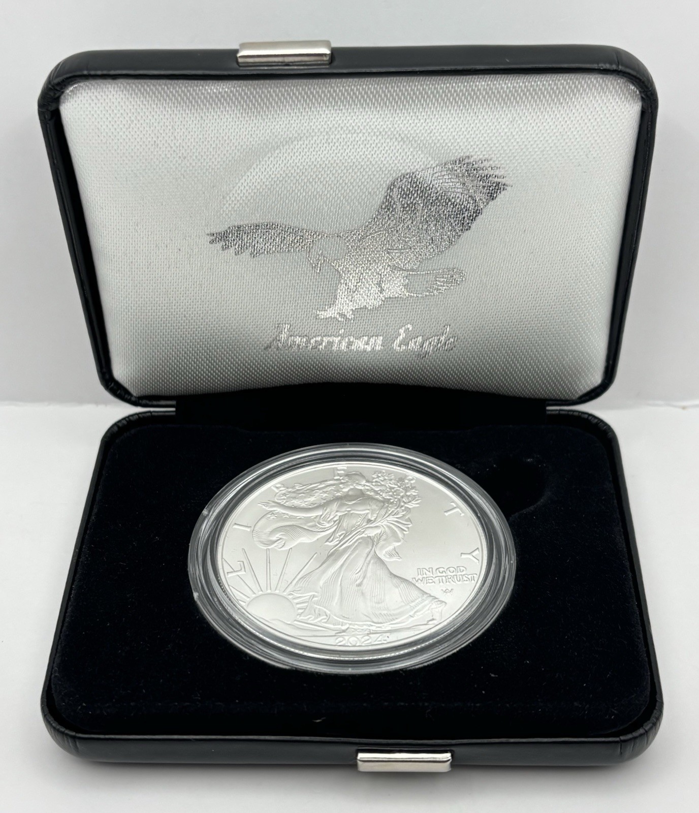 2024-W U.S. Mint Uncirculated American Silver Eagle, CoA and Original Packaging