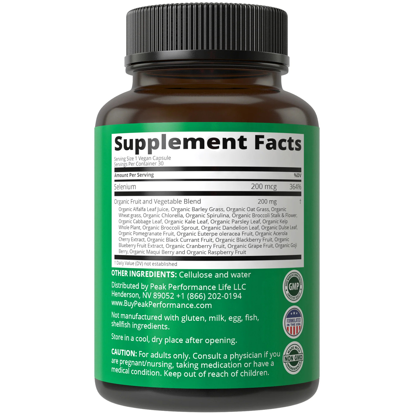 Raw Whole Food Selenium
