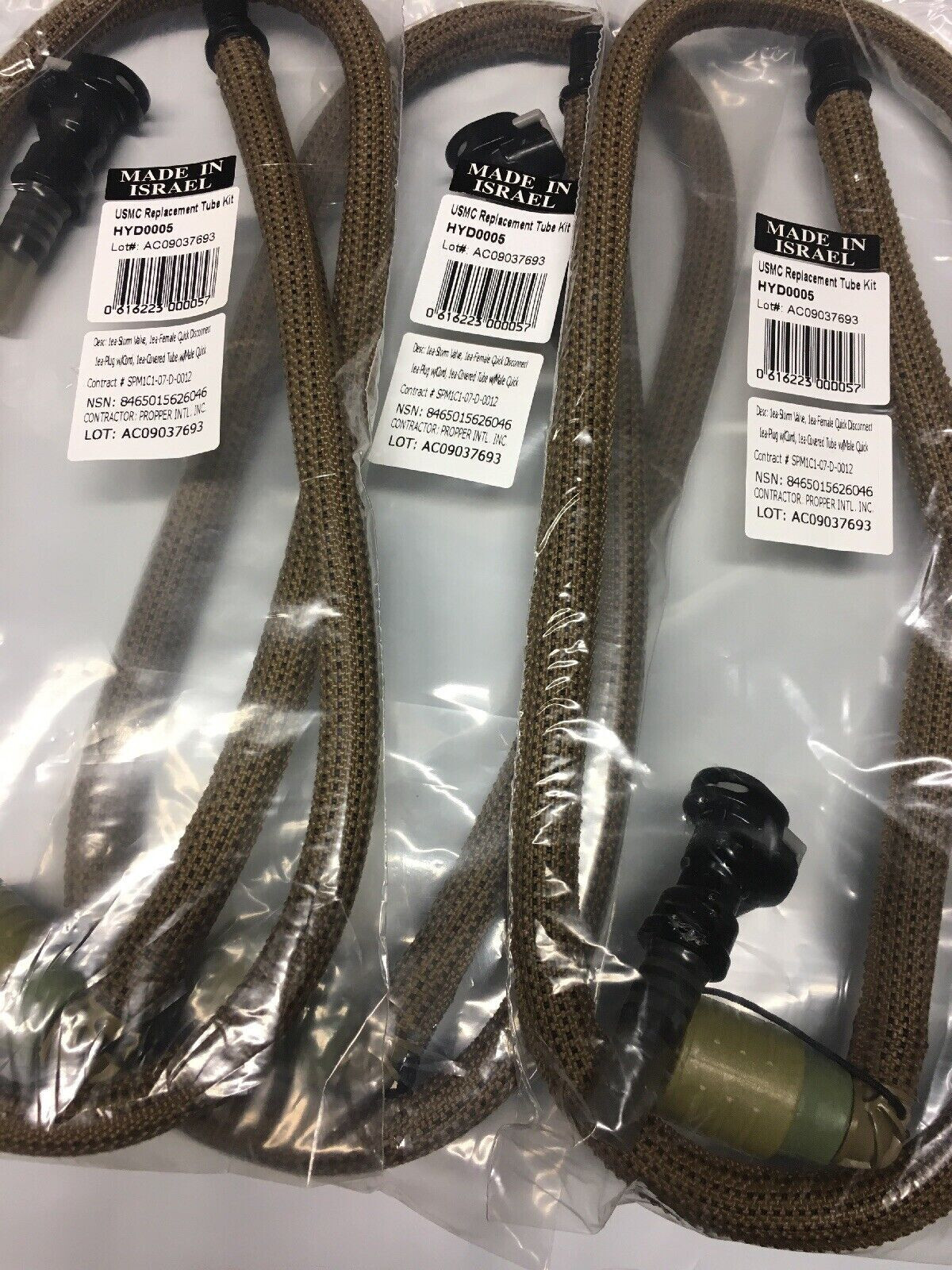 5 NEW USGI USMC Source Hydration Replacement Hose Tube w/ Bite Valve 1064 NIB