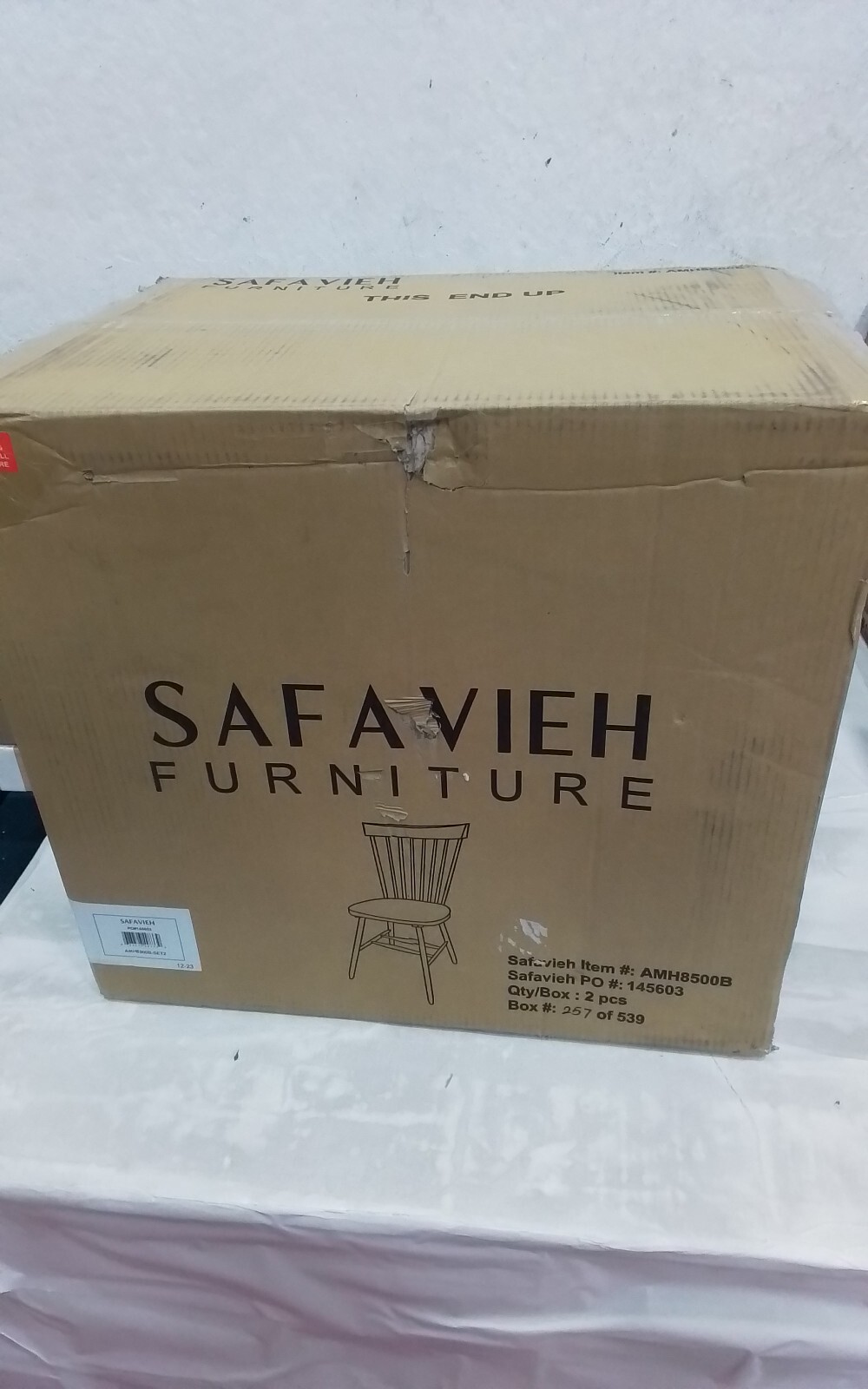 Safavieh PARKER SPINDEL SIDE CHAIR, Reduced Price 2172736311 AMH8500B