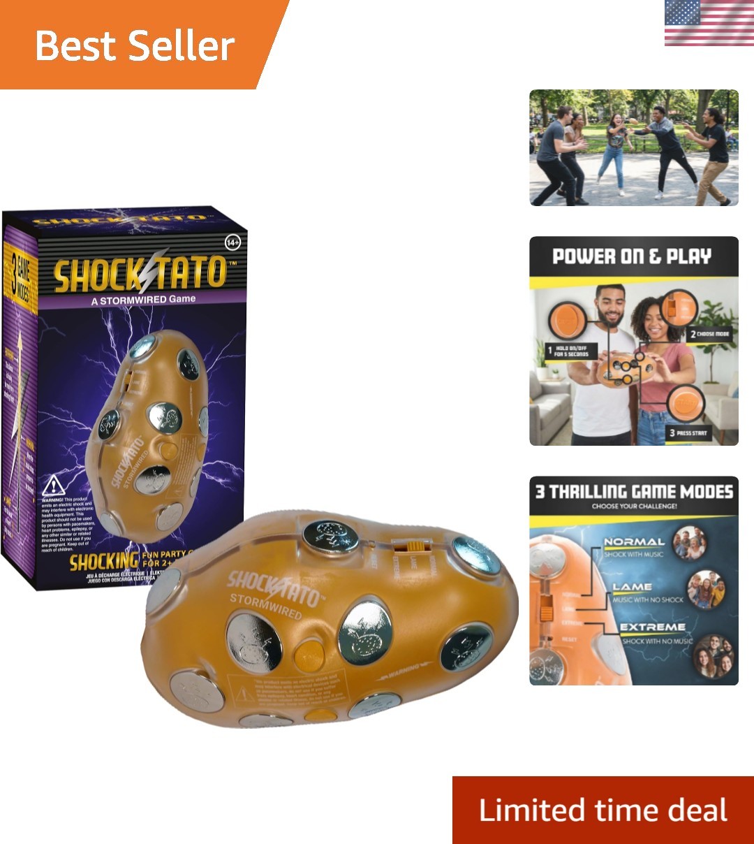Shocktato Party game by Stormwired - The Hilariously Funny Game of Shocking P...