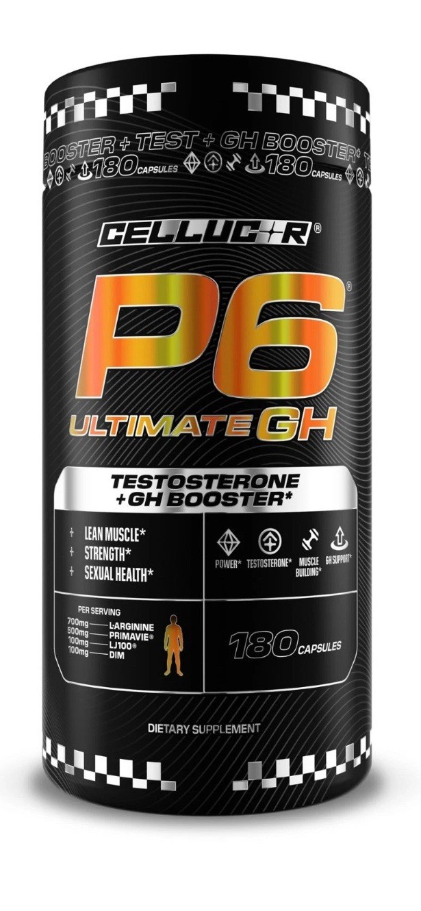 New Cellucor P6 Ultimate GH  Test Boost Strength Muscle Build Power 180 Pills