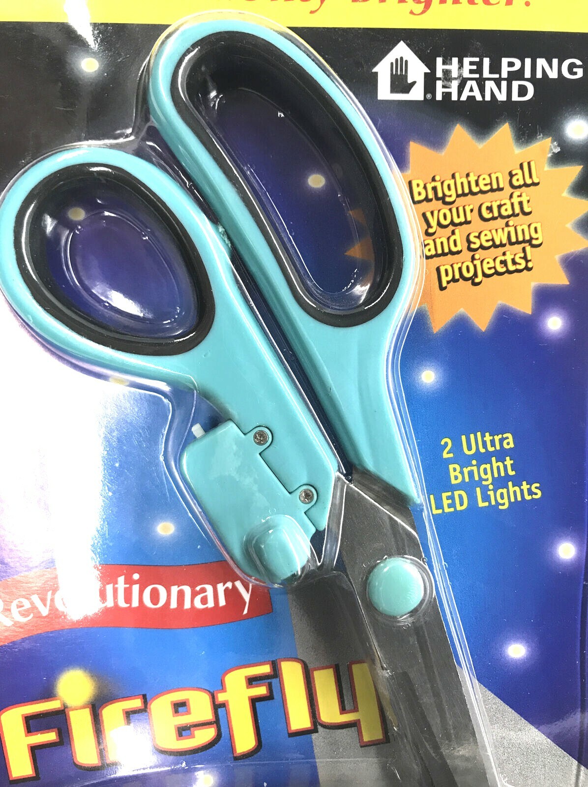 New Firefly Revolutionary Lighted Scissors - 2 Ultra Bright LED Lights
