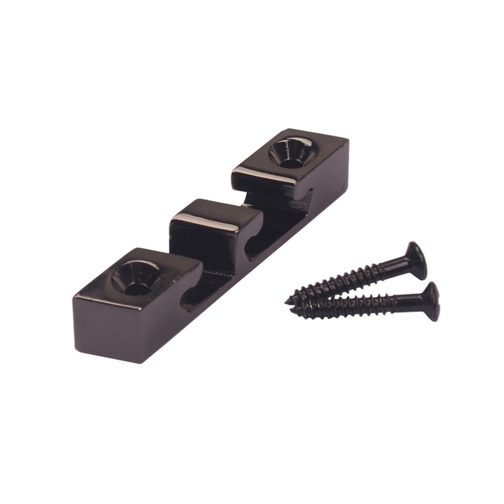 Zinc Alloy Metal Roller String Retainer Tree Guide for 3 String Guitar Bass