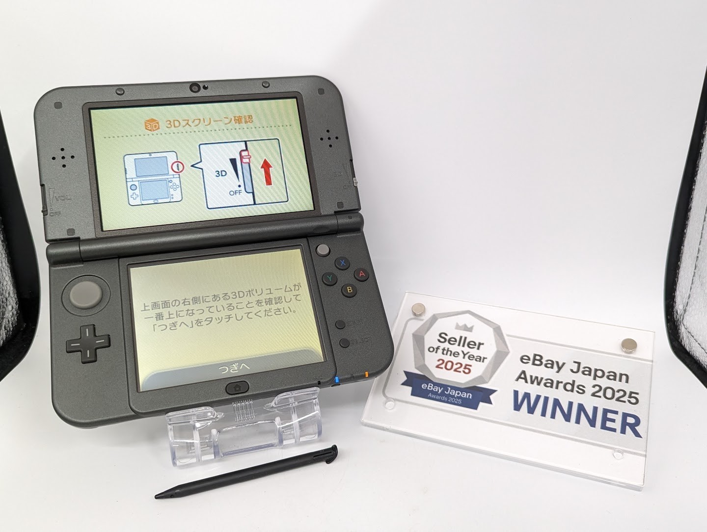 Nintendo New 3DS LL XL console Metallic Black Japan fx w/pen fx