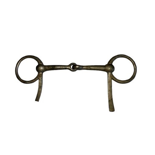 Horse Bit Preowned Half Cheek Snaffle Single Jointed Mouth 5-Inch Vintage