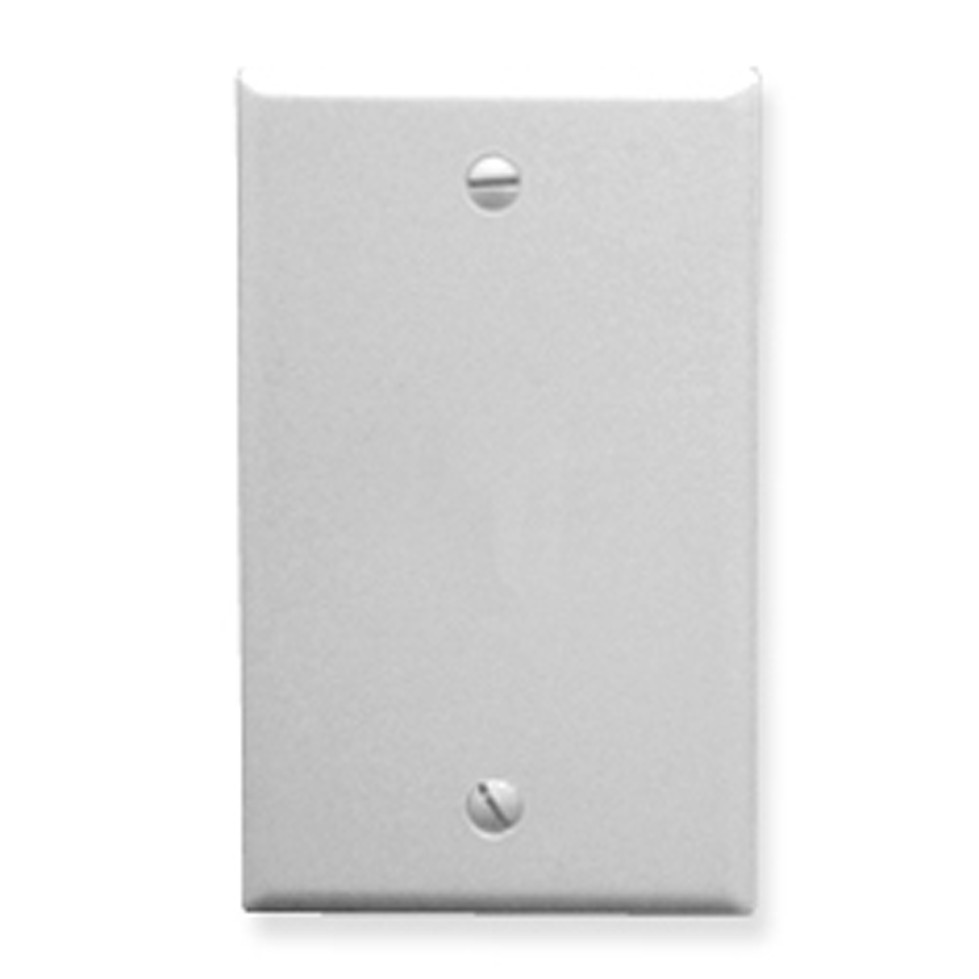 ICC Flush Wall Plate Blank WHITE IC630EB0WH UPC 633758018395