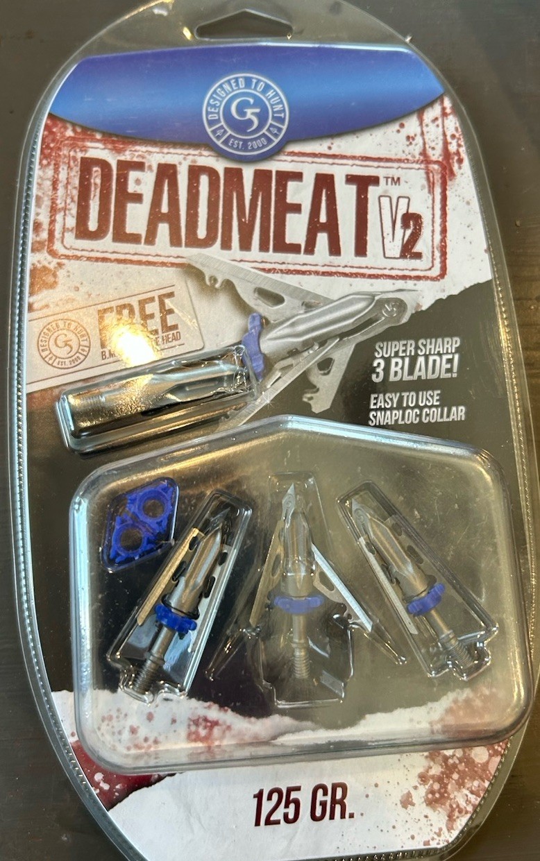 G5 Deadmeat V2 Expandable 3-Blade Broadheads | 3-Pack | 125 Grains |