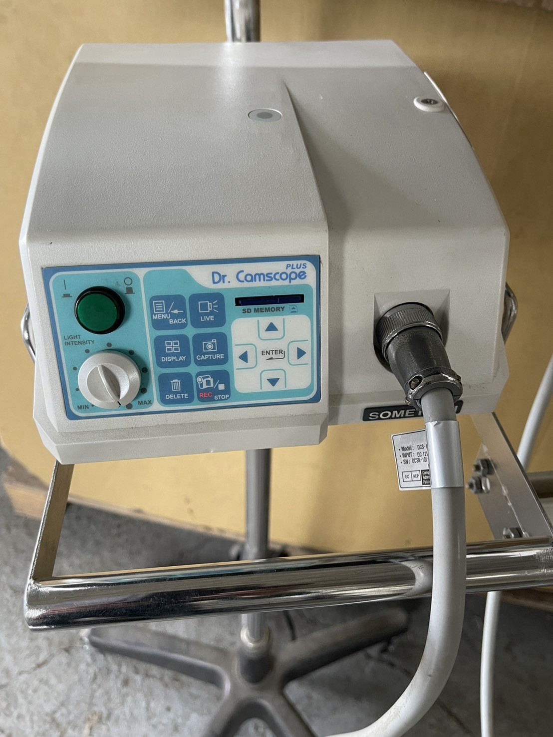 Dr Camscope Video Camera System ENDO SAAR Scope Sometech DCS-Plus Tested No Cart