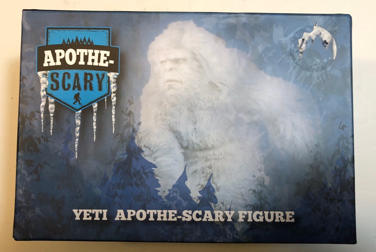 Apothe Scary The Loot Company Co. Yeti Figure EG7 White Size 4.5 Inches Tall NWT