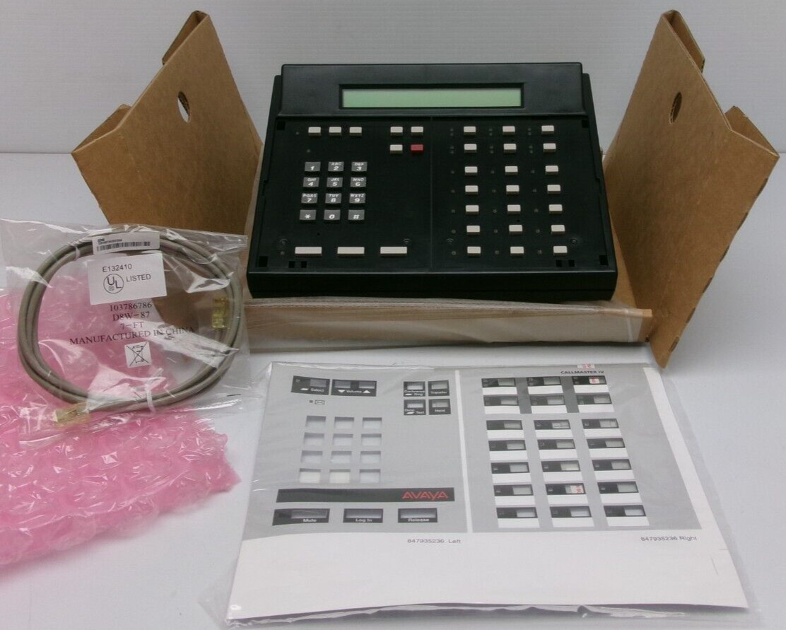 Avaya Lucent AT&T 603H1-B-003 Caller Master IV Digital Console New #THP15