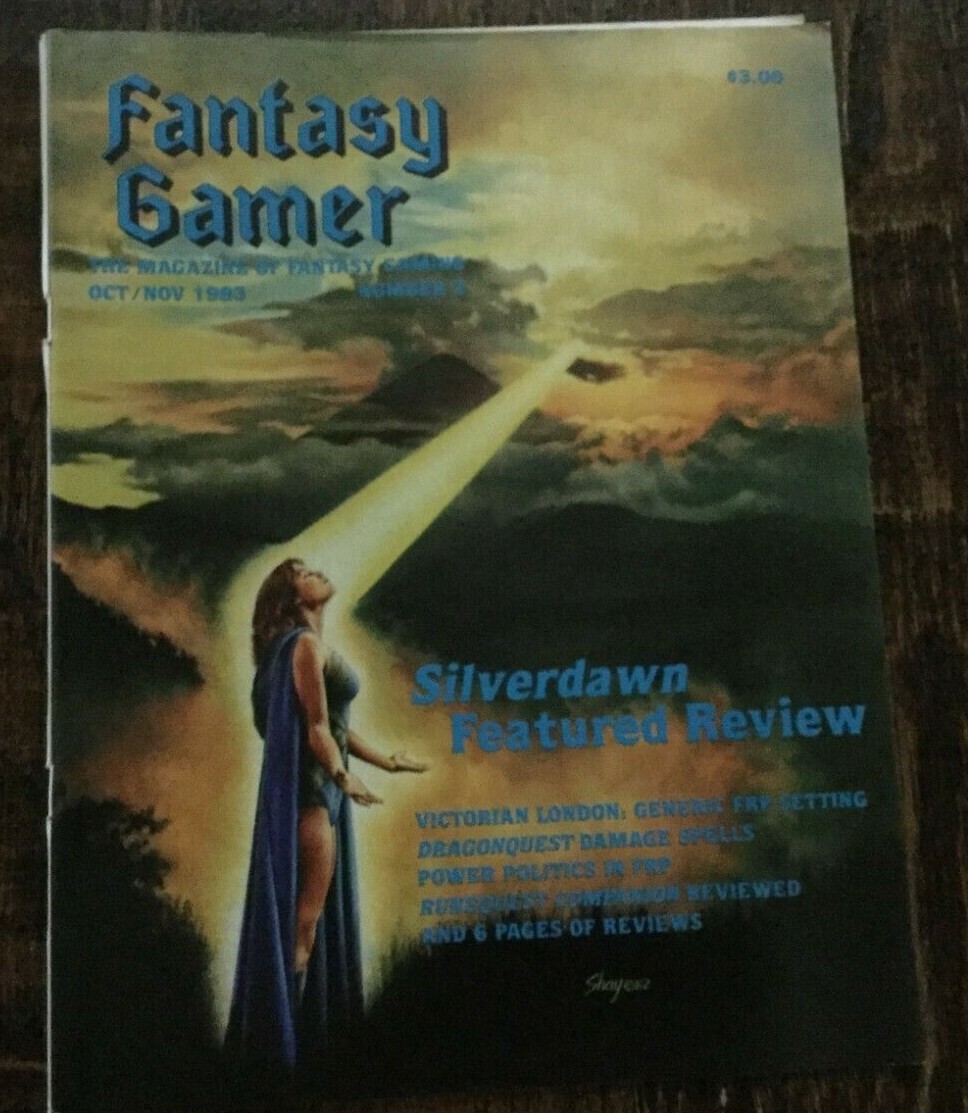 Fantasy Gamer magazine 2 (Oct/Nov 1983) - VG+ - role playing accessory -  rare