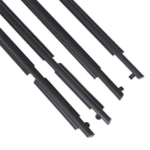 4pcs Weatherstrip Window Seal Car Window Moulding Trim Replacement for 2006