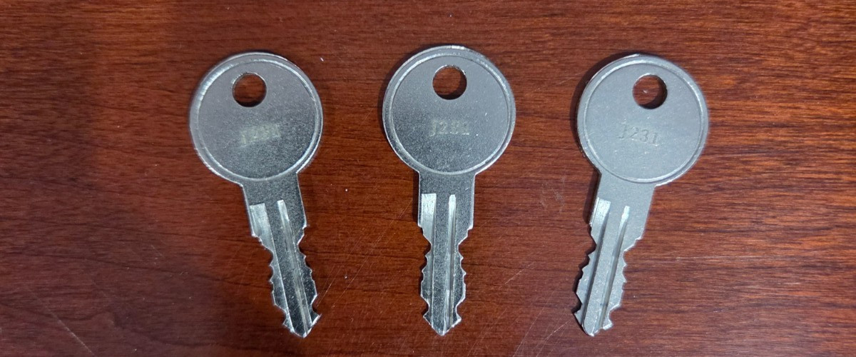 3-NEW Keys for Better Built/ Reading/ Jobox  Tool box cut to code J231