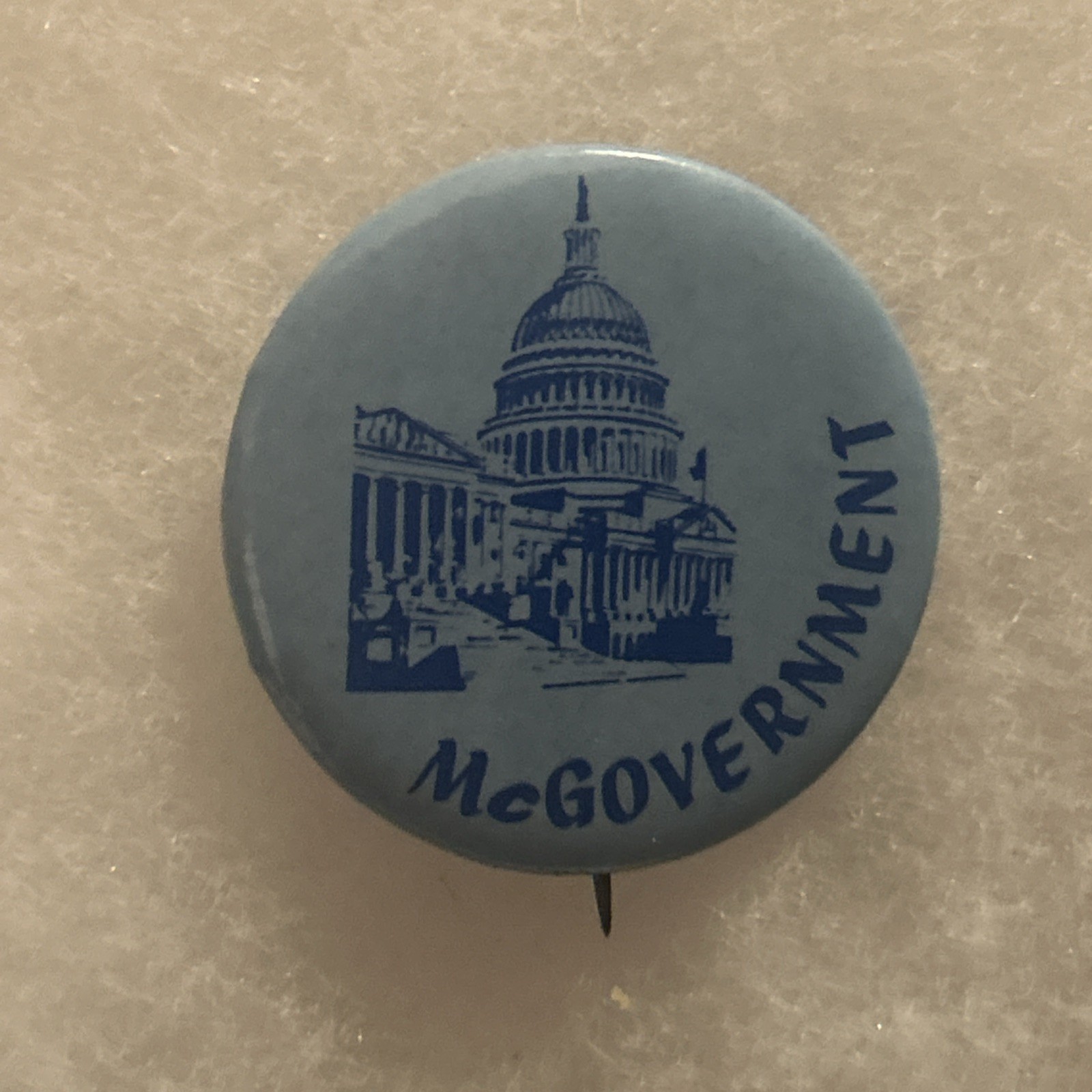 McGovernment  1 1/2” pinback button pin