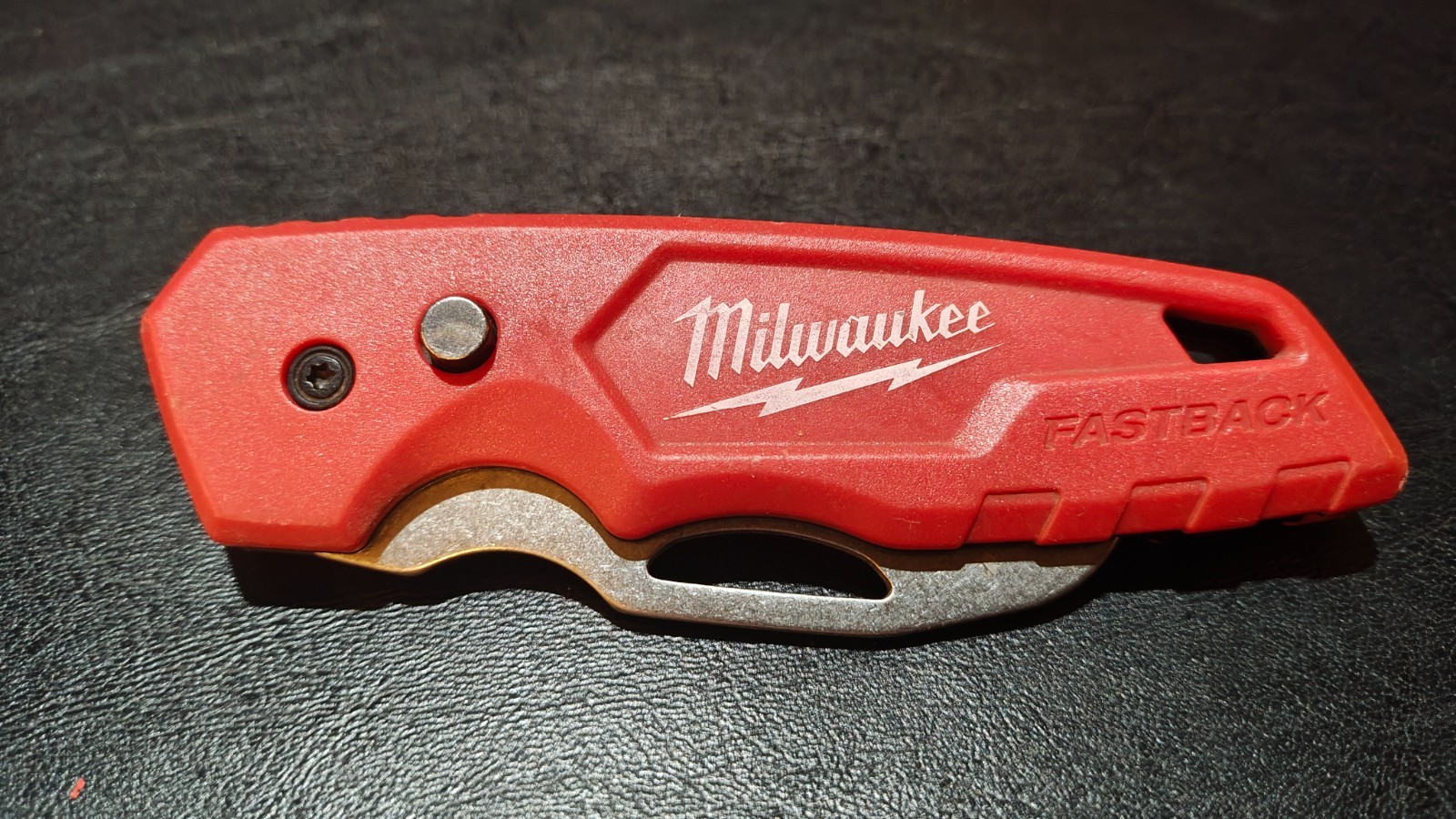 Milwaukee Tool 48-22-1525 Fastback Blunt Tip Hawkbill Folding Knife Preowned