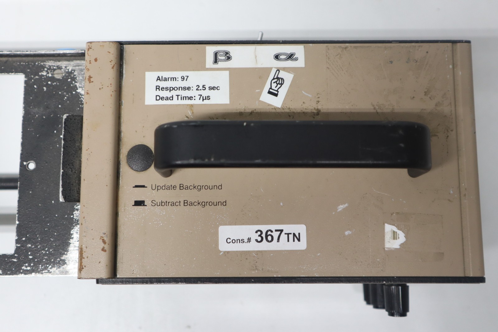 Eberline RM-14S Count Rate Meter And Attached Holder
