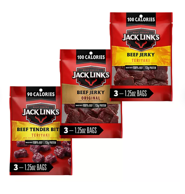Jack Link's Variety Pack (1.25 oz., 9 packs.) 11.25 oz