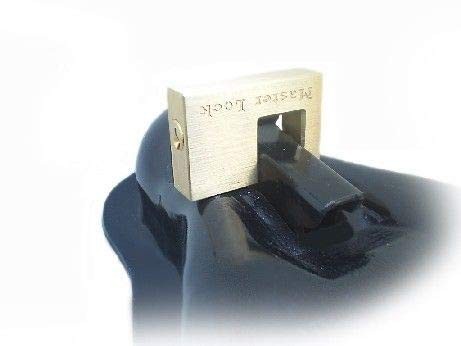 Master Lock 605DAT Trailer Coupler Padlock - 2 Pack 2 Pack, Gold
