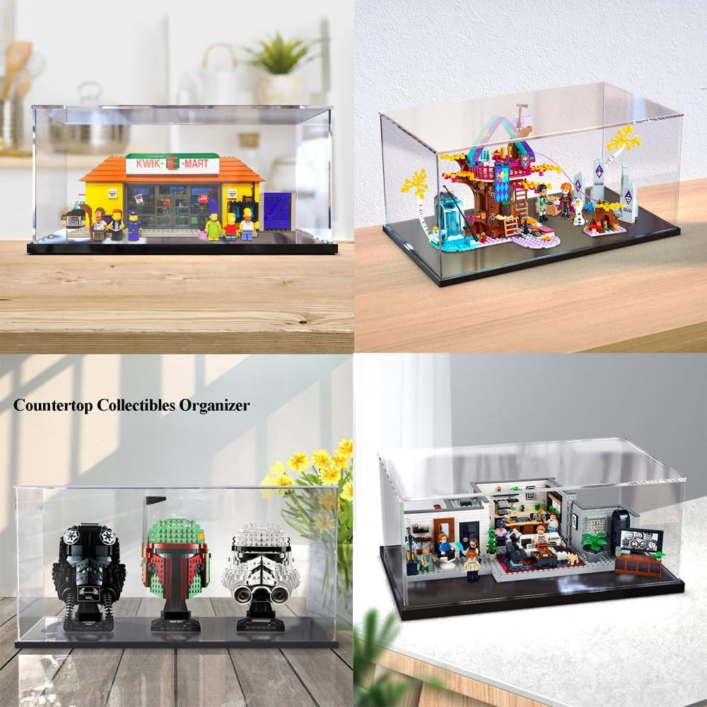 Acrylic Display Case for 1/8 Scale Model Car Large Lego Display Case