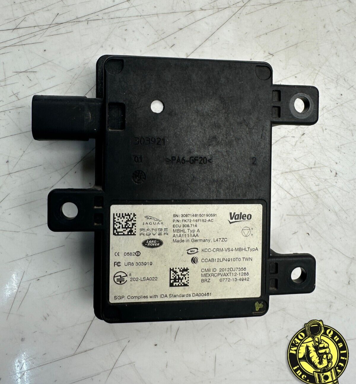 2013-2017 LAND ROVER 14-20 JAGUAR F-TYPE REAR LH / RH BLIND SPOT CONTROL MODULE