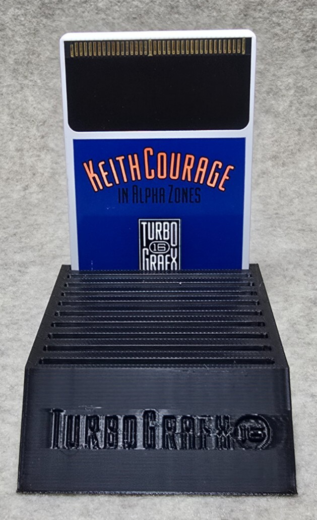10 HuCard TurboGrafx-16/PC Engine Holder - PC Engine Game Storage Tray Display