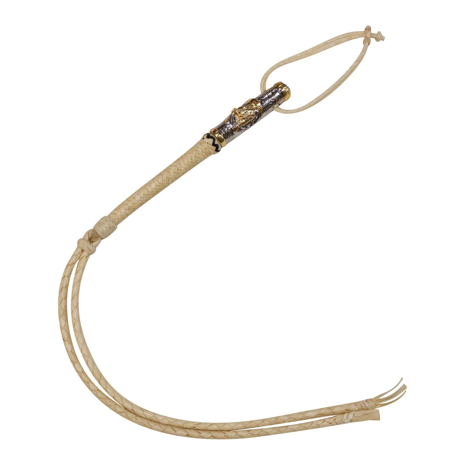 Fino Ferrul Caballo Leather Quirt Cuarta De Charro