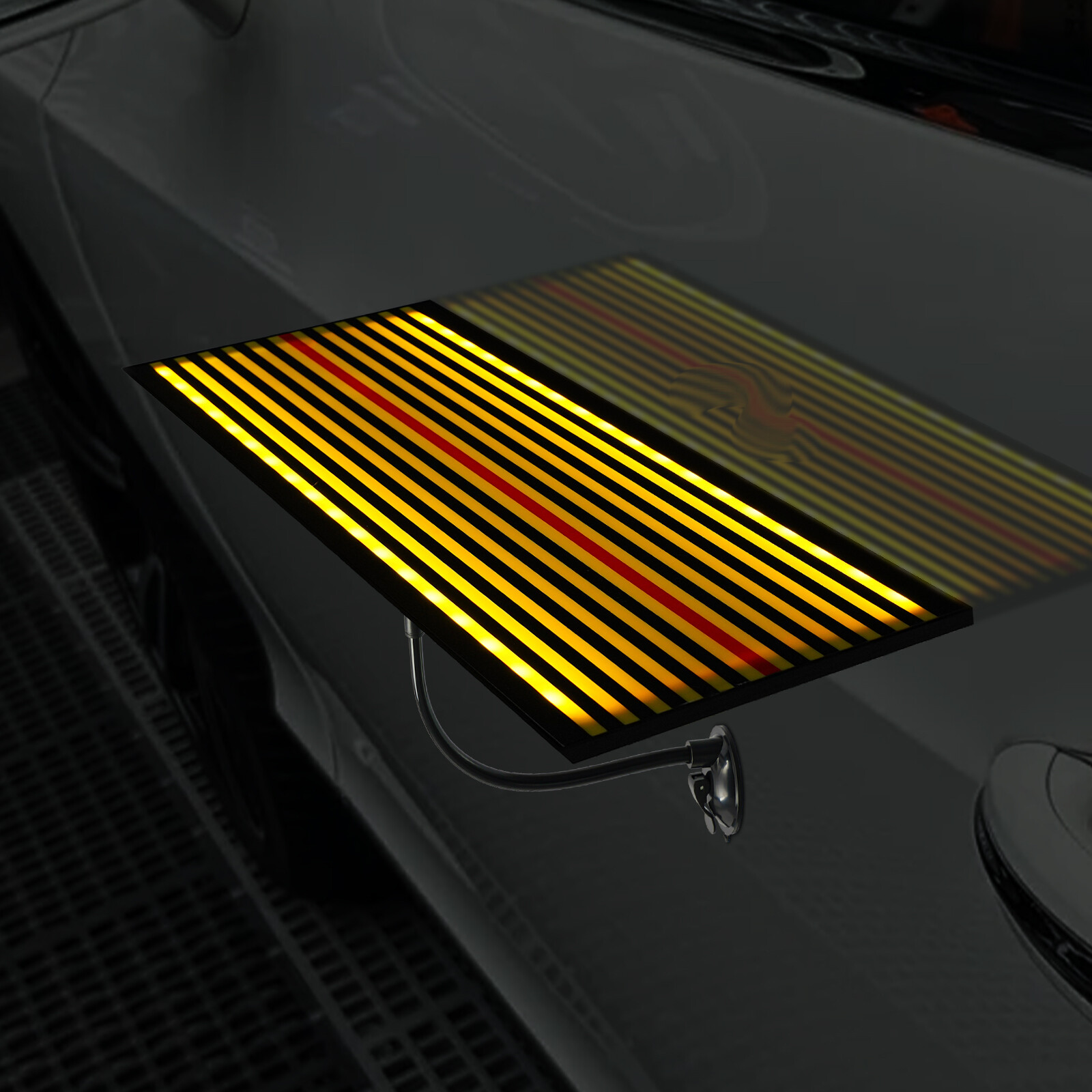 Dent Checking Reflector LED Light Line Testing Board Paintless Dent Repair Tool
