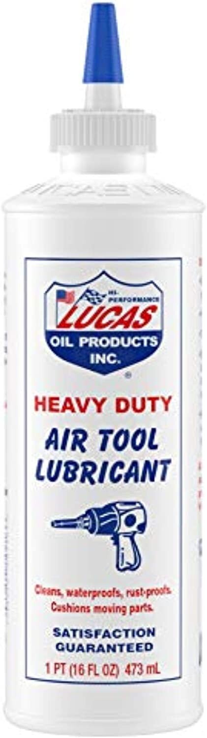 Lucas Oil 10216, Heavy Duty Air Tool Lubricant, Air Tool Oil, 1 Pint Bottle