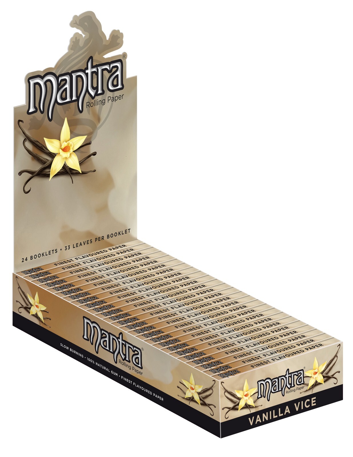 Mantra Papers Vanilla Flavored Rolling Paper Full Box (24 Booklets)